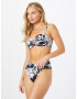 ROXY Bikini zgornji del 'LOVE THE BEACH' antracit / bela - Pepit.si