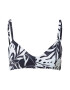 ROXY Bikini zgornji del 'LOVE THE PERFECT' antracit / bela - Pepit.si