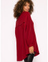 SASSYCLASSY Bluza bordo / bela - Pepit.si