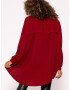 SASSYCLASSY Bluza bordo / bela - Pepit.si