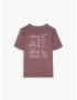 Scalpers Majica ' NEW STROKE TEE KIDS ' burgund / bela - Pepit.si