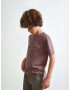 Scalpers Majica ' NEW STROKE TEE KIDS ' burgund / bela - Pepit.si