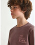 Scalpers Majica ' NEW STROKE TEE KIDS ' burgund / bela - Pepit.si