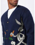 SCOTCH & SODA Pletena jopa 'Bugs Bunny' temno modra / dimno-siva / travnato zelena / bela - Pepit.si