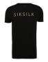 SikSilk Majica 'Astro' črna / svetlo rumena - Pepit.si