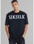 SikSilk Majica črna / bela - Pepit.si