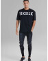 SikSilk Majica črna / bela - Pepit.si