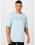 SikSilk Majica dimno modra / svetlo modra - Pepit.si