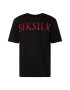 SikSilk Majica rdeča / črna - Pepit.si