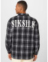 SikSilk Srajca črna / bela - Pepit.si