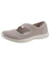 SKECHERS Odprte balerinke temno siva - Pepit.si