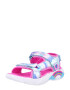 SKECHERS Sandali 'RAINBOW RACER' bela / svetlo modra / kraljevo modra / roza - Pepit.si