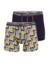 SLOGGI Boxershorts sliva / bela / rjava / pastelno modra / rumena - Pepit.si