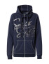 Soccx Sweatjacke 'Frozen Air' mornarska / srebrna - Pepit.si