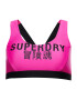 Superdry Bikini zgornji del roza / črna - Pepit.si