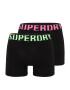 Superdry Boksarice svetlo zelena / roza / črna - Pepit.si