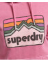 Superdry Majica '90s Terrain' zelena / lila / oranžna / roza / črna - Pepit.si