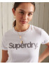 Superdry Majica siva / bela - Pepit.si