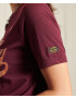 Superdry Majica bordo / melona - Pepit.si