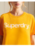 Superdry Majica 'Core' mornarska / zlato-rumena / svetlo roza - Pepit.si