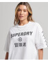 Superdry Majica črna / bela - Pepit.si