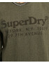 Superdry Majica kaki / črna / bela - Pepit.si