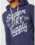 Superdry Majica modra / bela - Pepit.si