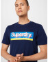 Superdry Majica modra / rumena / jastog / bela - Pepit.si