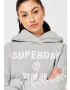 Superdry Majica pegasto siva / bela - Pepit.si