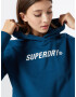 Superdry Majica petrol / bela - Pepit.si