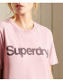 Superdry Majica roza / črna - Pepit.si