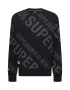 Superdry Majica siva / črna / bela - Pepit.si