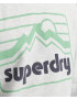 Superdry Majica siva / zelena / črna - Pepit.si