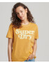 Superdry Majica svetlo rumena / pegasto rumena - Pepit.si