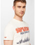 Superdry Majica temno siva / svetlo rdeča / off-bela - Pepit.si