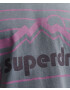 Superdry Majica 'Vintage 90s' marine / lila / črna - Pepit.si