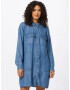 Superdry Poletna obleka 'TENCEL OVERSIZED SHIRT DRESS' modra - Pepit.si