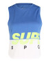 Superdry Top limeta / pegasto siva / modra - Pepit.si