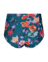 Swim by Zizzi Bikini hlačke 'TANIA' zelena / petrol / lila / jastog - Pepit.si