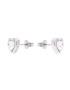 Ted Baker Uhani 'HAN: CRYSTAL HEART EARRING' srebrna - Pepit.si