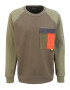 TIMBERLAND Majica 'EK+ Pocket Crew Neck' zelena / temno zelena - Pepit.si