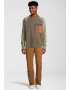 TIMBERLAND Majica 'EK+ Pocket Crew Neck' zelena / temno zelena - Pepit.si