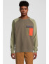 TIMBERLAND Majica 'EK+ Pocket Crew Neck' zelena / temno zelena - Pepit.si