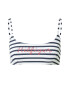 TOMMY HILFIGER Bikini zgornji del modra / rdeča / bela - Pepit.si