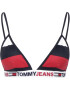 Tommy Hilfiger Underwear Bikini zgornji del temno modra / rdeča / bela - Pepit.si