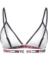 Tommy Hilfiger Underwear Bikini zgornji del temno modra / rdeča / bela - Pepit.si