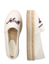 TOMMY HILFIGER Espadrile temno modra / rubin rdeča / volneno bela - Pepit.si