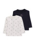 TOMMY HILFIGER Majica 'BABY 2 PACK TEE GIFTBOX' mornarska / bela - Pepit.si