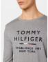 TOMMY HILFIGER Majica pegasto siva / rdeča / črna / bela - Pepit.si