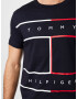 TOMMY HILFIGER Majica temno modra / rdeča / bela - Pepit.si